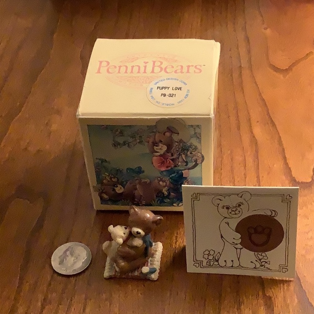 Puppy Love Figurine - Brown